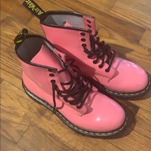 Hot pink dr martens